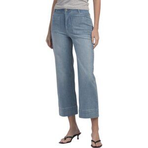 BAGATELLE COLLECTION Pocket Front Cropped Denim Jeans